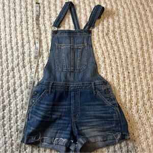 Abercrombie & Fitch Blue Denim Overalls xs extra small
